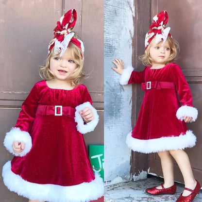 Christmas Party Formal Princess Infant Baby Girls