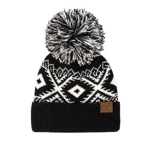 CC Western Print Beanie