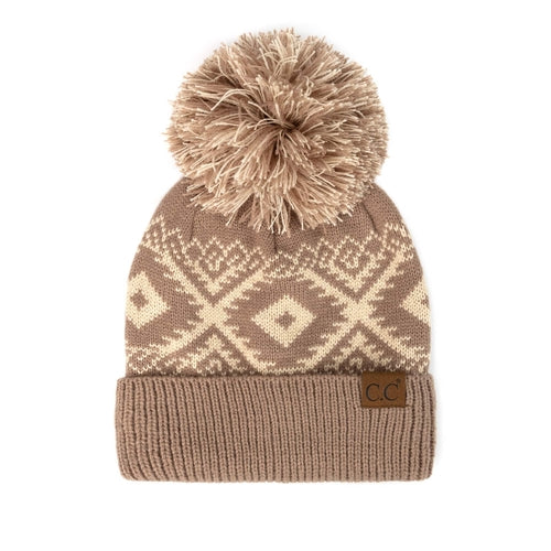 CC Western Print Beanie