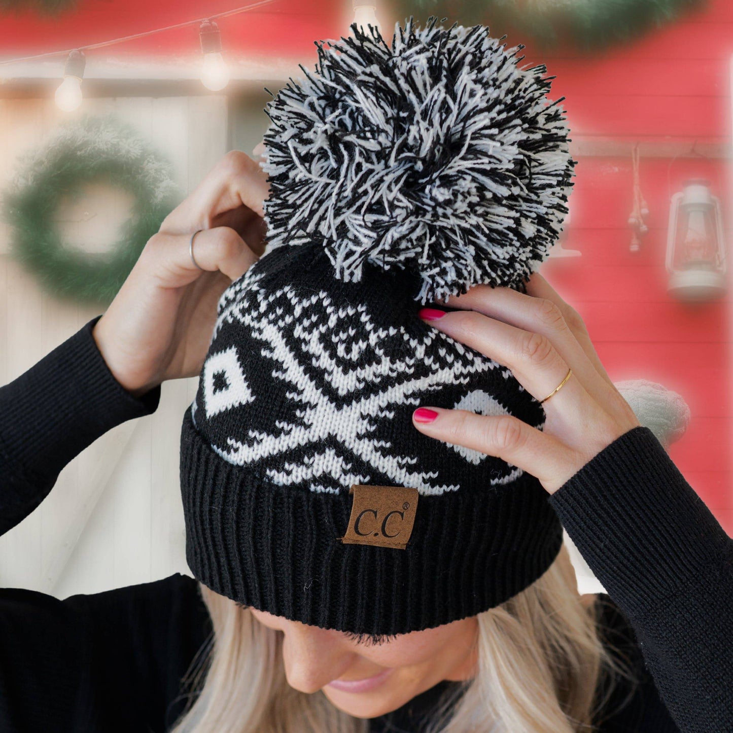 CC Western Print Beanie