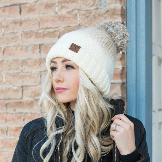 CC Ombre BeanieWe are adding a little ombre fun to our most loved C.C. beanie. These pom beanies have a trending ball of yarn on the top of them. They are comfy, warm, and oh so coMauve RheaMauve RheaCC Ombre BeanieCC Ombre BeanieAccessoriesEzzyclick