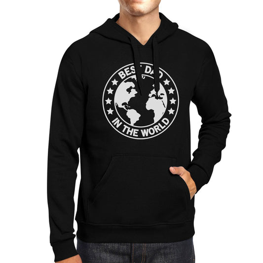 World Best Dad Black Unisex Hoodie Fathers Day