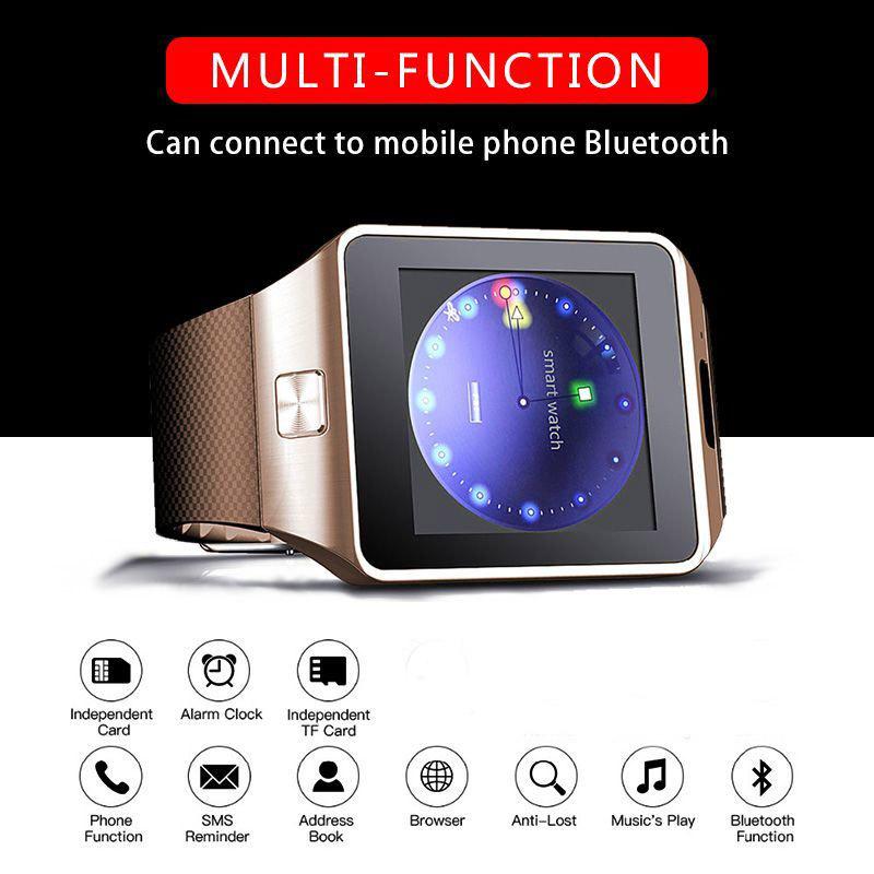 Bluetooth android smart watch with Camera Clock SIM TF Slot smartwatch